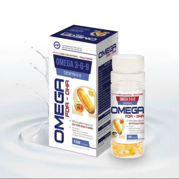 Omega 369 Fda Đen _Hà Nội (Lọ100 Viên) hàng điểm