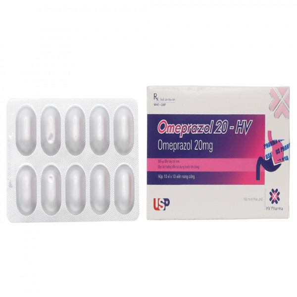 Omeprazol 20Mg Hv _Usp (H100V) Vỉ Nhôm