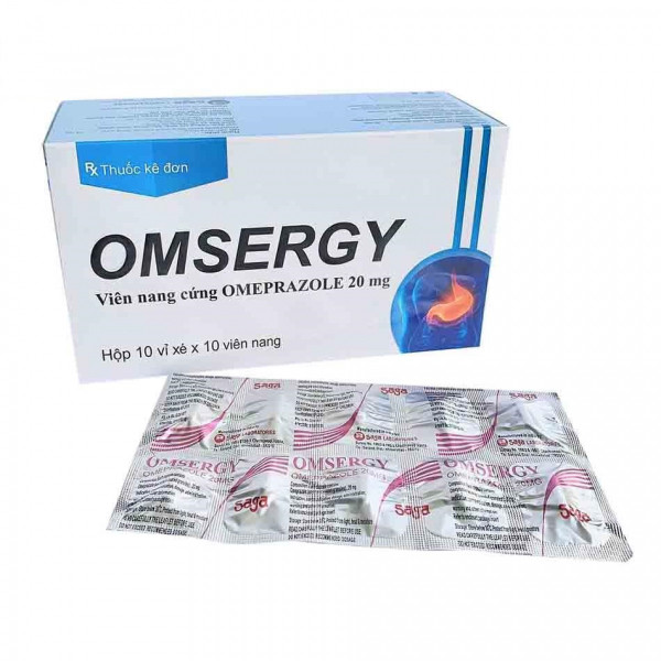 Omsergy 20Mg (Omeprazole) Brawn _Ấn (H100V)