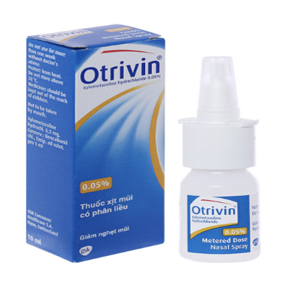 Otrivin 0,05% Xịt Trẻ Em