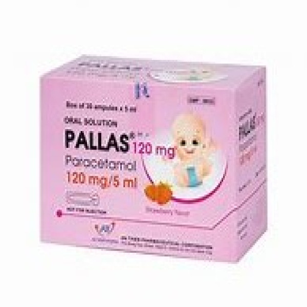 Pallas 120Mg (Paracetamol 120Mg5Ml) Ống _An Thiên (H30 Ống X5Ml)
