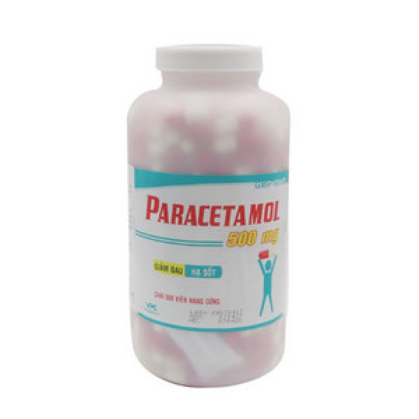 Paracetamol 500Mg Lọ Vpc (Lọ500Viên Nang)