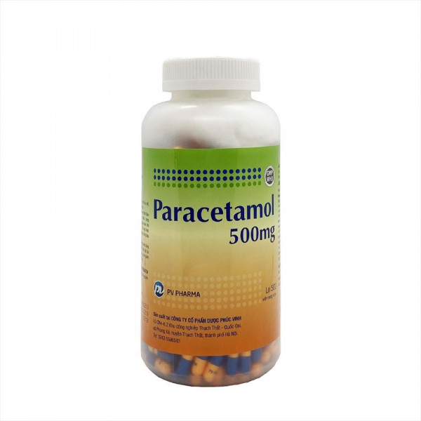 Paracetamol 500Mg Viên Nang _Phúc Vinh (C500V)