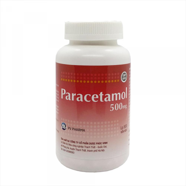 Paracetamol 500Mg Viên Nén _Phúc Vinh (L500V)