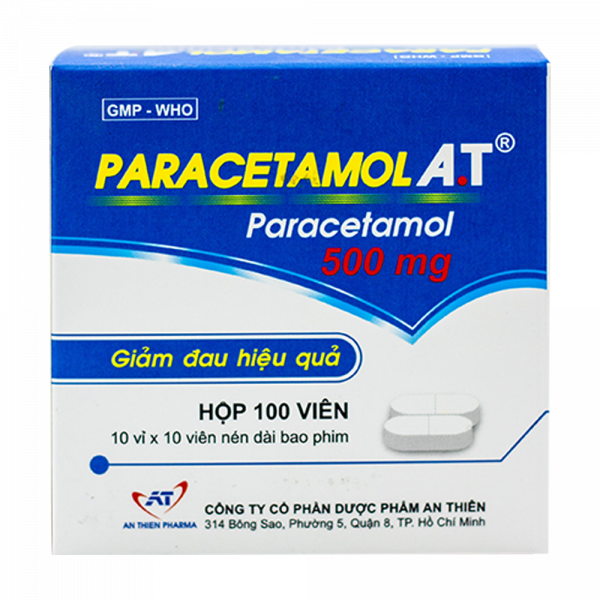 Paracetamol A.t 500Mg An Thiên (H100V)