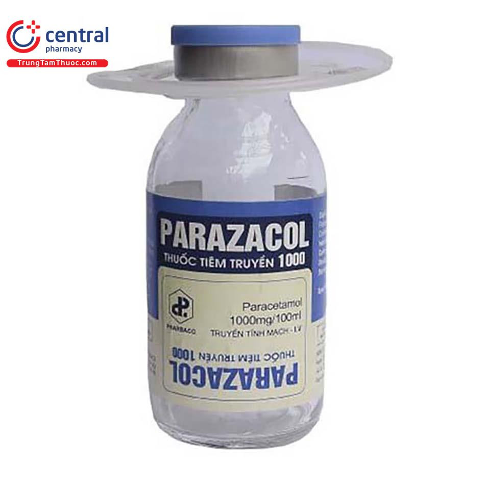 Parazacol (paracetamol 1000) truyền (L/100ml) TW1