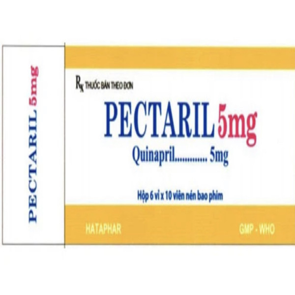 Pectapril 5Mg (Quinapril 5Mg) _Hà Tây (H6 Vỉ X 10V)