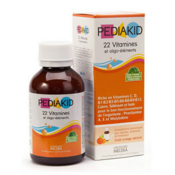 Pediakid 22 Vitamines & Oligo Element Syrup Ineldea (C125Ml)