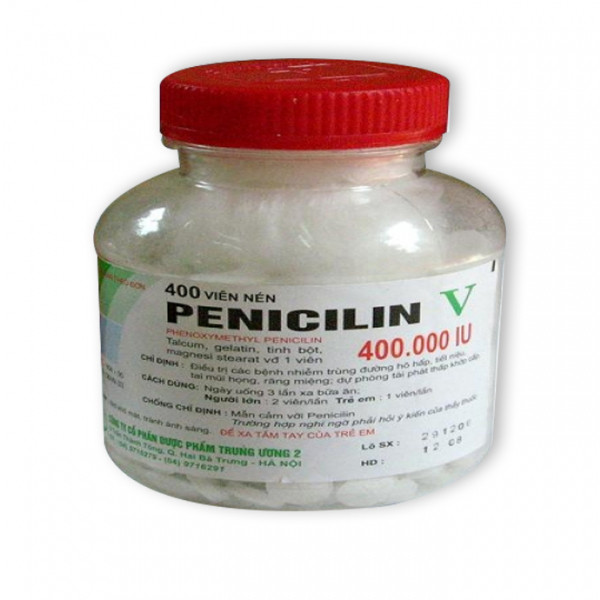 Penicilin V Kali 400.000 Thanh Hóa (Lọ 400V)