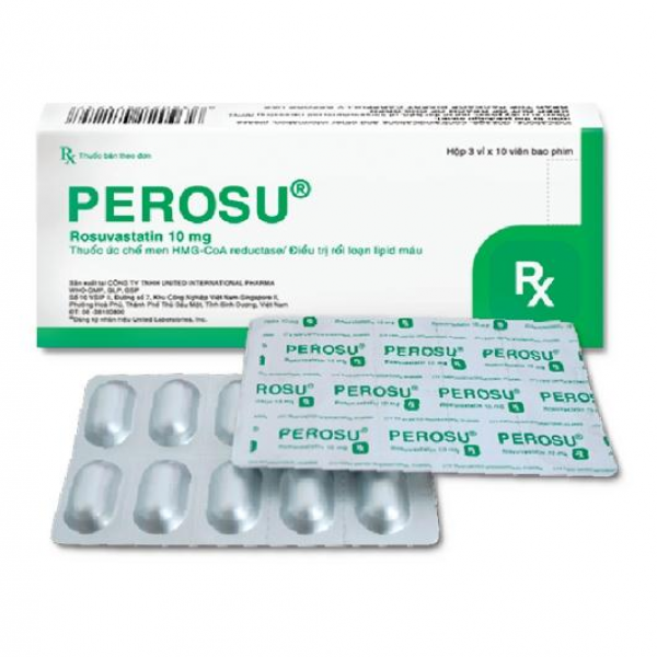 Perosu Rosuvastatin 10Mg United Pharma (H30V)