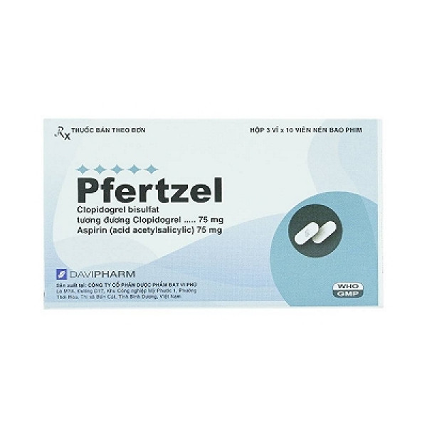Pfertzel Clopidogrel 75Mg Davipharm (H30V)