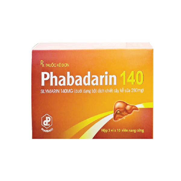 Phabadarin 140Mg (Sylimarin 140mg) _Tw1 (H3 Vỉ X 10V)