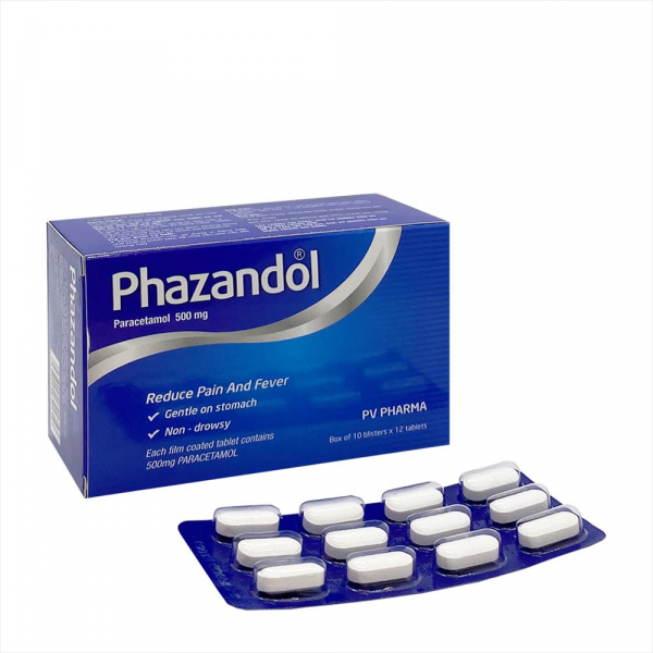 Phazandol 500Mg _Pv Pharma (H120V) Xanh
