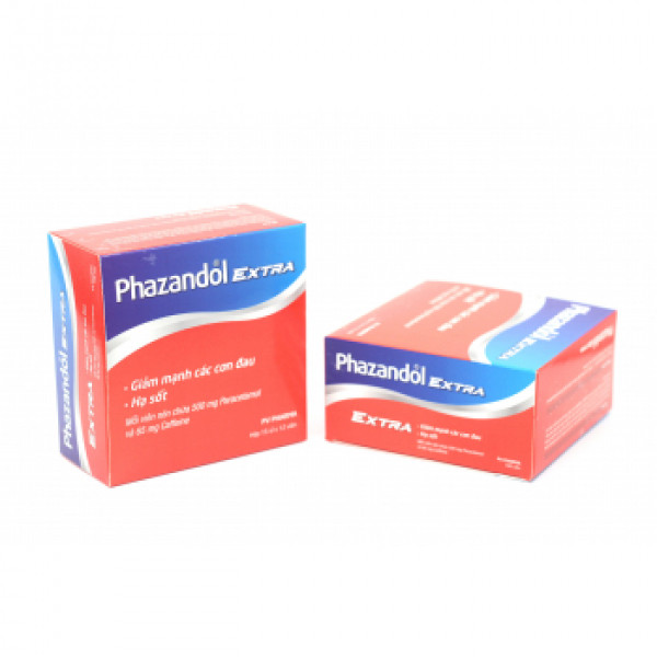 Phazandol Extra 500Mg _ Pv Pharma (H180V) Đỏ