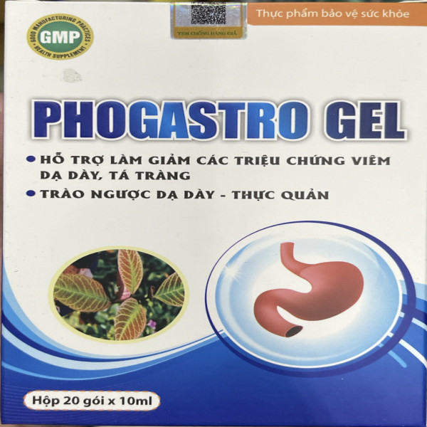 Phogastro Gel Dạ Dày _Mc (Hộp/20 Gói X10Ml) Full Hóa Đơn