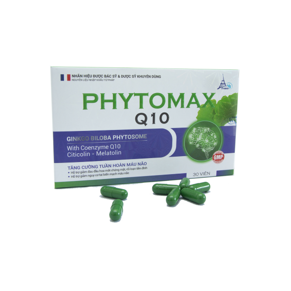 Phytomax Q10 Tăng Cường Tuần Hoàn Máu Não Eiffel France (H30V)