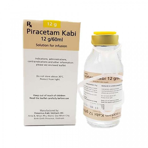 Piracetam Kabi 12G/60Ml Dịch Truyền _Bình Định (Chai/60Ml)