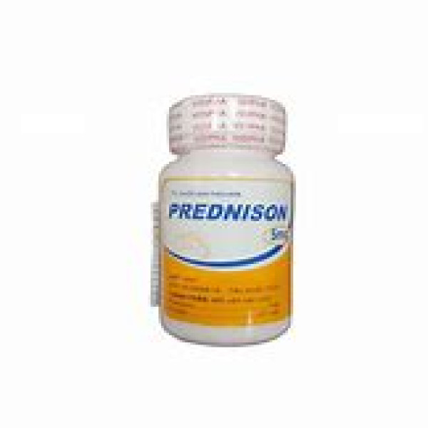 Prednison 5Mg Nén Cam, Dâu _Vidipha (Lọ500V)