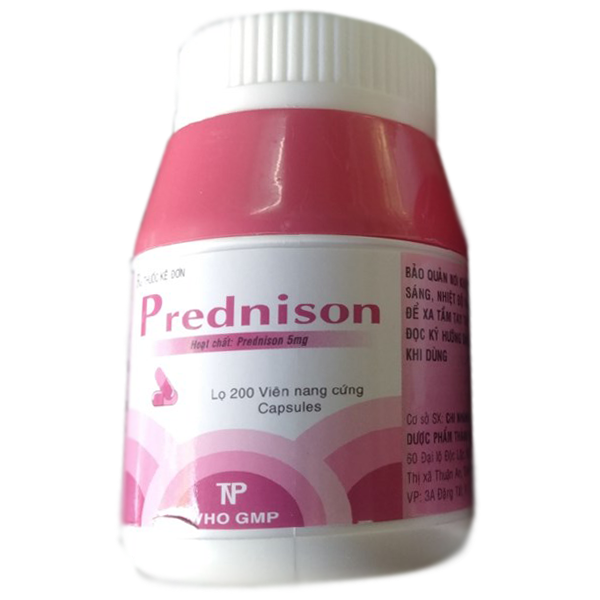 Prednison 5Mg Thành Nam Nang (C200V)
