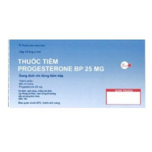 Progesterone 25Mg Tiêm _Đức (H/10 Ống X 1Ml)