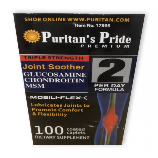 Puritan's Pride Glucosamine 2 Chondroitin Msm _Mỹ (H100V)