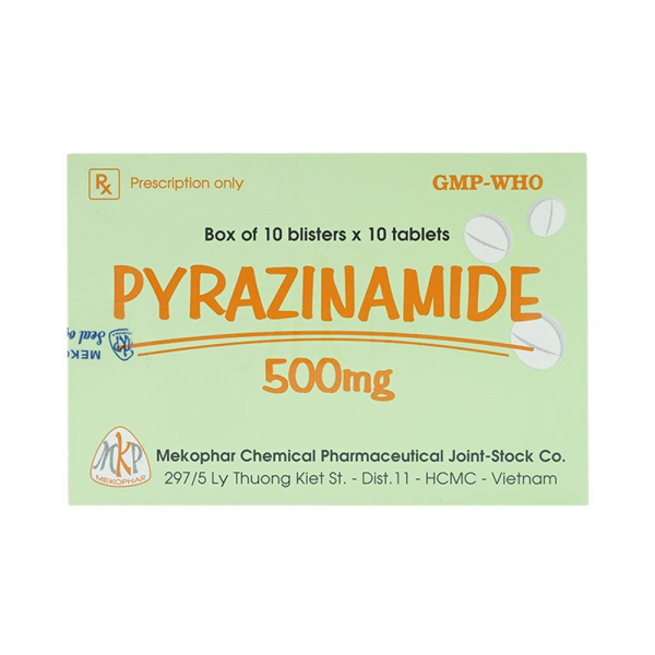 Pyrazinamide 500Mg - Mekophar (H100V)