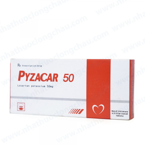 Pyzacar Losartan 50Mg Tablets Pymepharco (H30V)