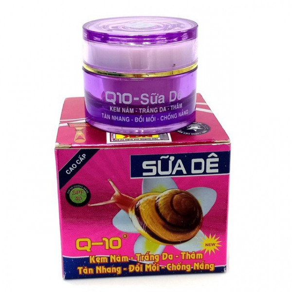 Q10-Sữa Dê Kem Nám Trắng (L12G)