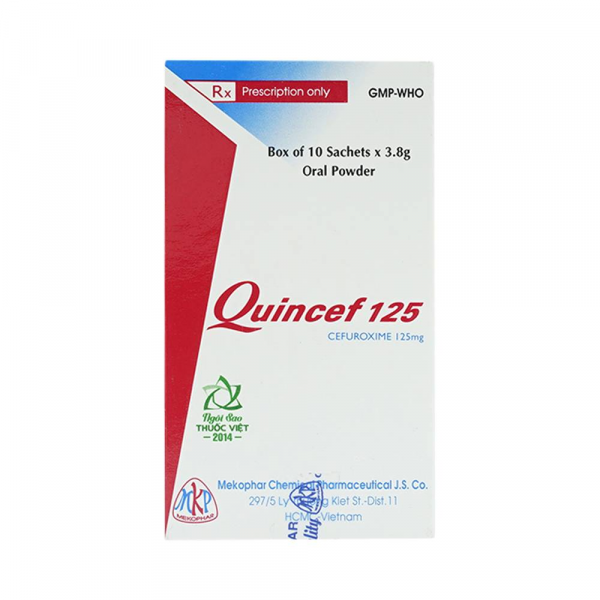 Quincef 125 Mekophar (H10G3.8Gr)