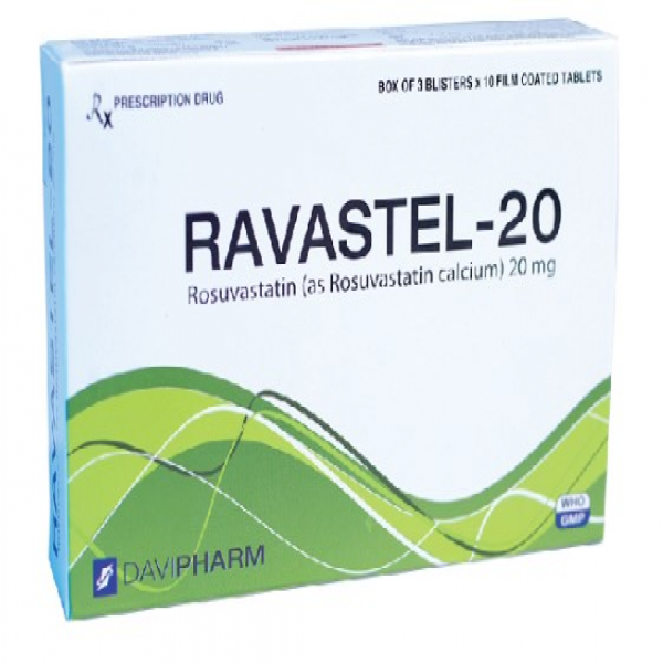 Ravastel Rosuvastatin 20Mg Davipharm (H30V)