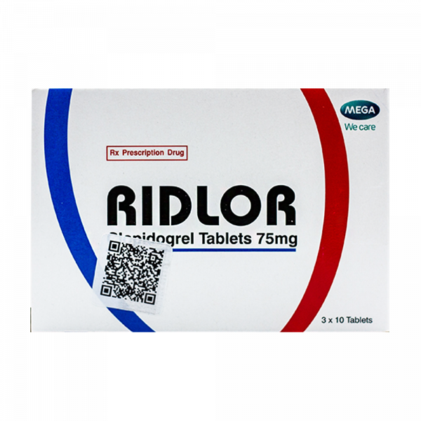 Ridlor (Clopidogrel 75Mg) _Mega (H30V)