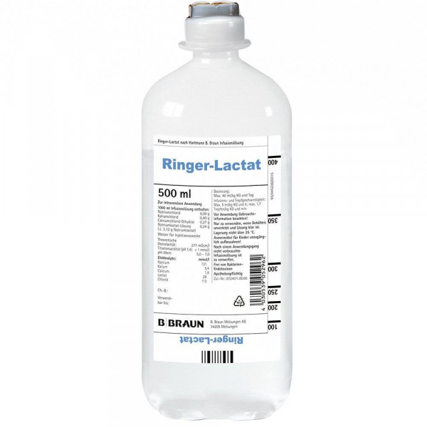 Ringer Lactat Brawn (Thùng/ 10C/500Ml )