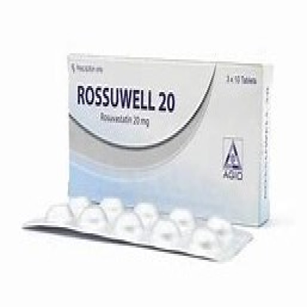 Rossuwell 20Mg (Rosuvastatin) _Ấn (H3 Vỉ X10V)