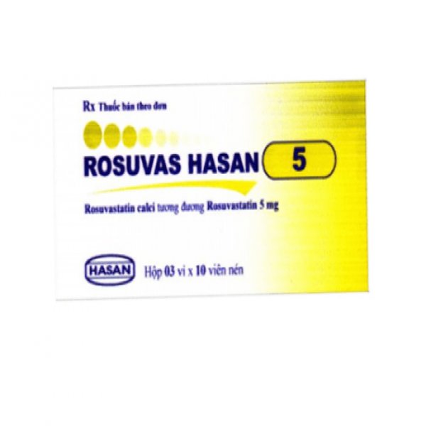 Rosuvas Rosuvastatin 5Mg Hasan (H30V)