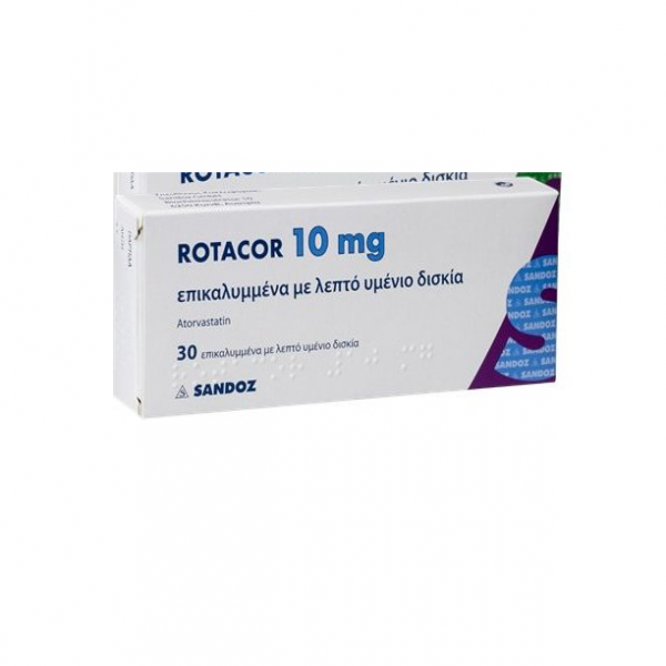 Rotacor Atorvastatin 10Mg Sandoz (H30V)