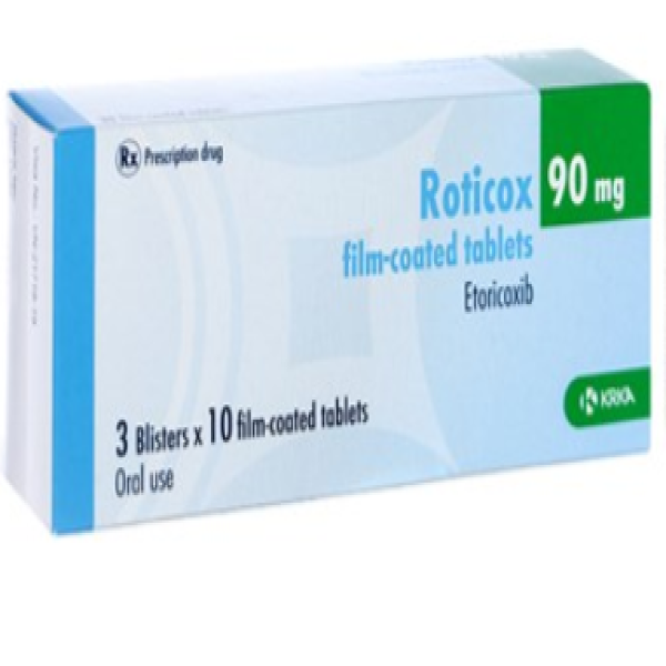 Roticox 90Mg (Etoricoxib) _Krka (H3 Vỉ X 10V)