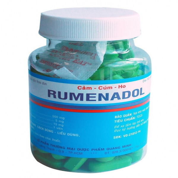 Rumenadol Quang Minh (Lọ100V) Nén