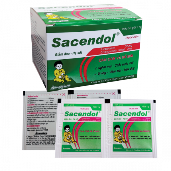 Sacendol 325Mg (H30 Gói)