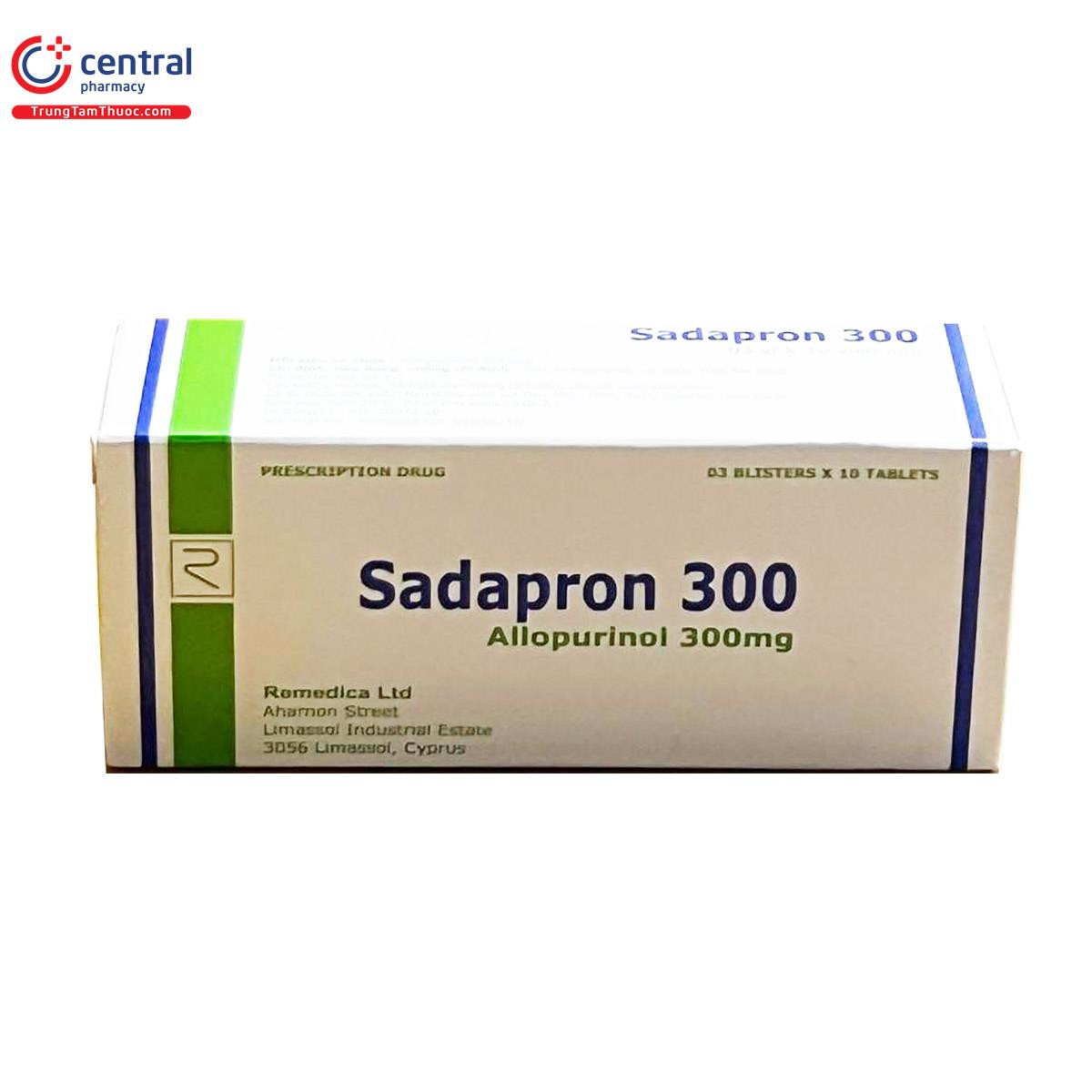 Sadapron 300 (Allopurinol 300mg) (H/30v)
