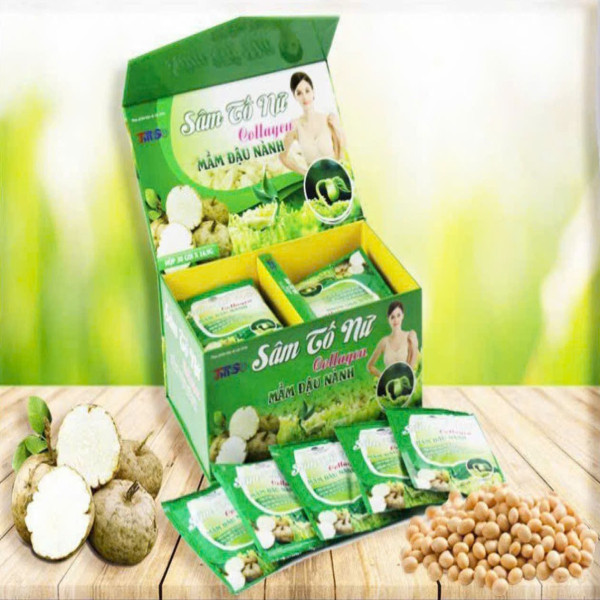 Sâm Tố Nữ Collagen Mầm Đậu Nành _Gỗ Xanh (H30 Gói)