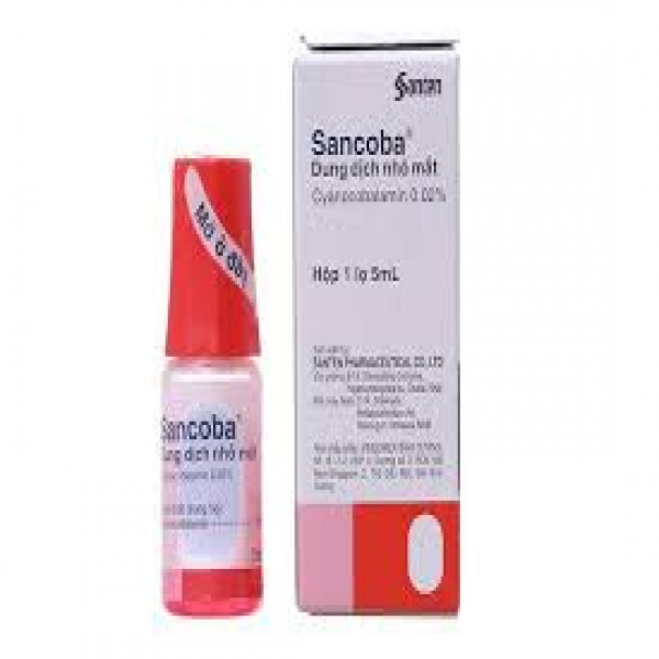 Sancoba Nhỏ Mắt _Santen Nhật (L5Ml) Có Vỏ Hộp