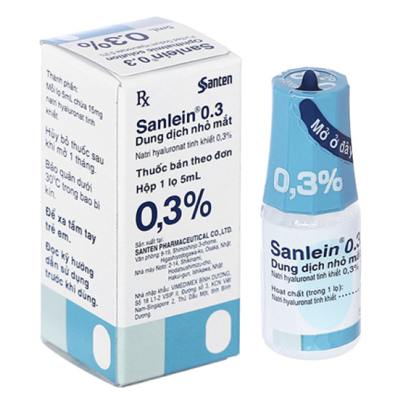 Sanlein 0.3% Santen (L5Ml) Loại Đắt