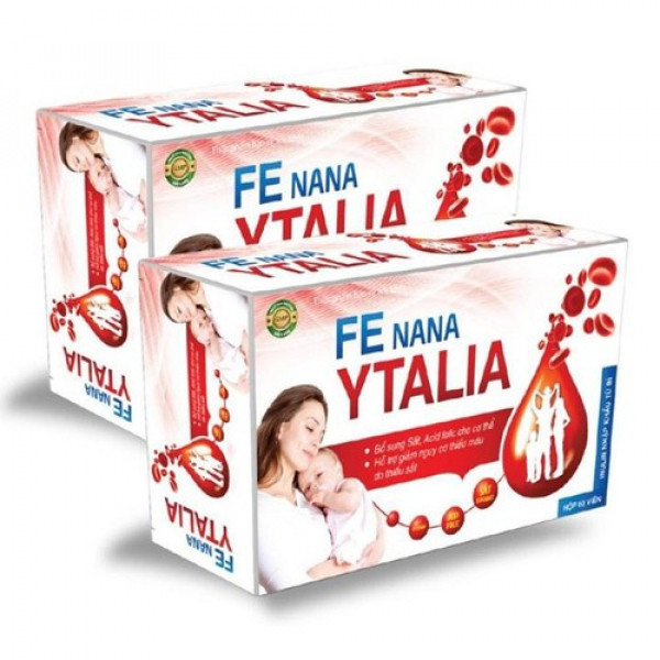 Bổ Máu Sắt Fe Nana Ytalia Vỉ _Hải Linh (H60V)