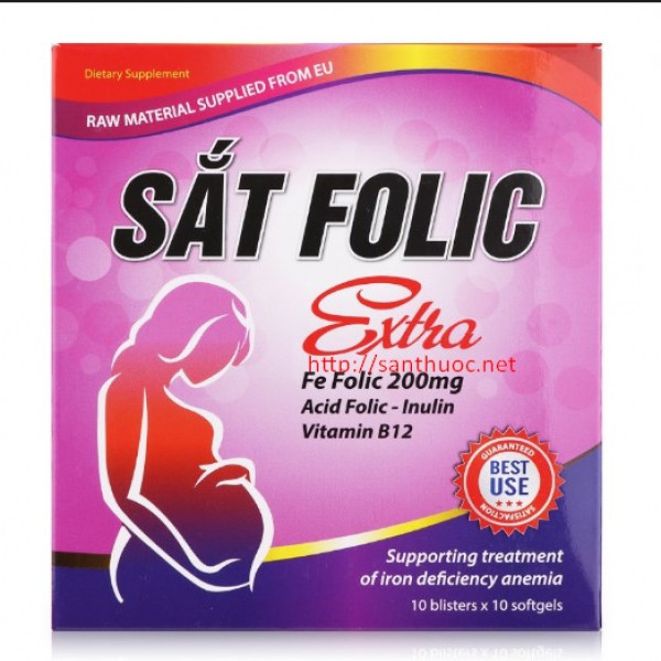 Bổ Máu Sắt Folic Extra Bầu _Ako (H100V)