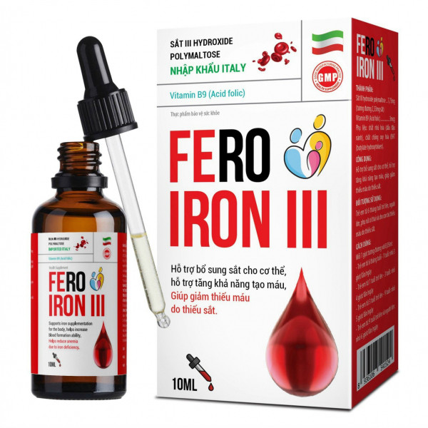 Sắt nhỏ Giọt Fero Iron Iii _ Ako (L10Ml) K120L