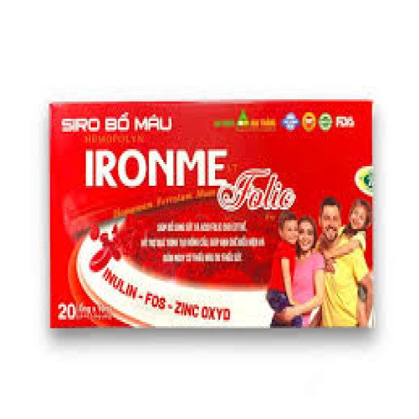 Bổ Máu Sắt Ống Ironme Folic _Dài Ht (H20 Ống)