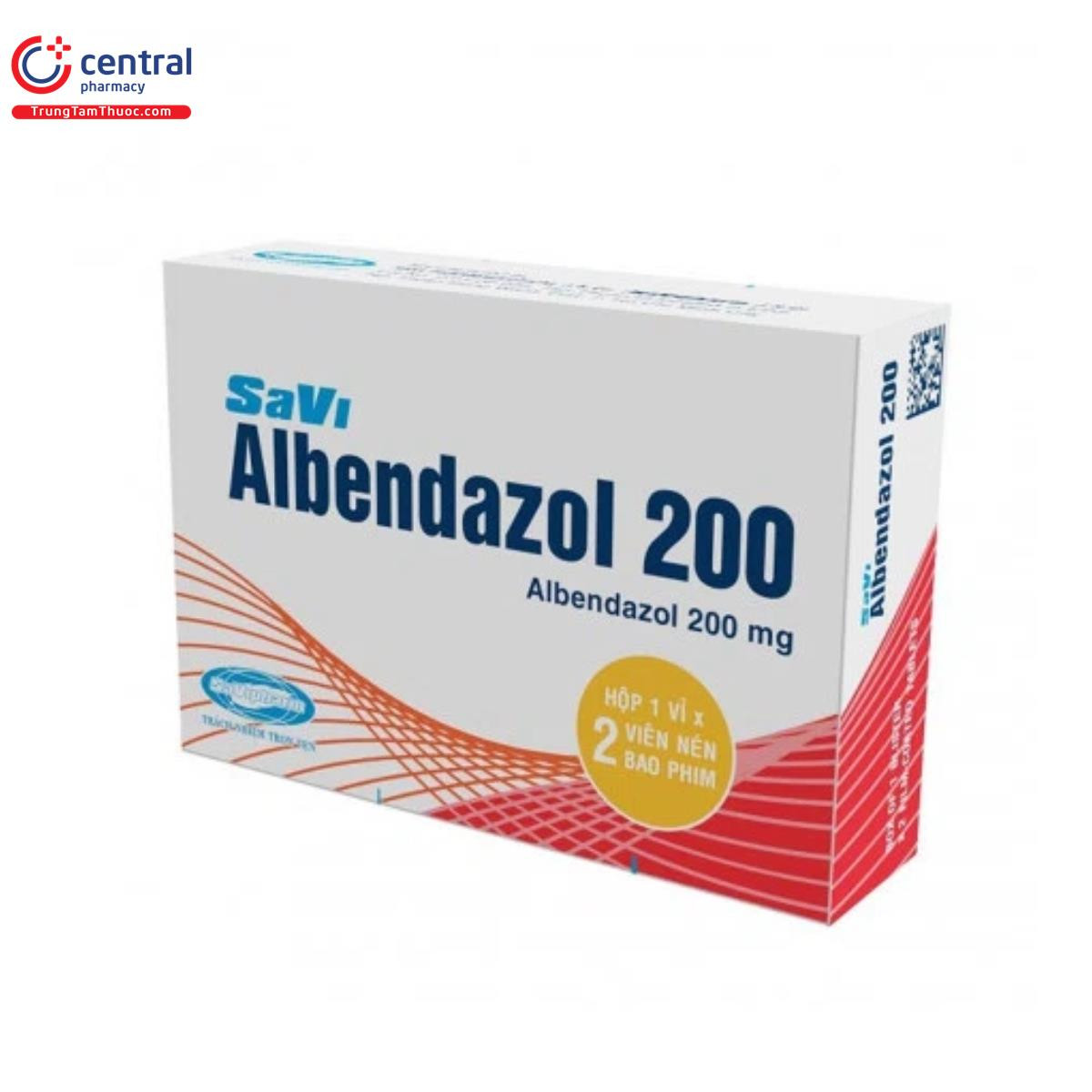 Savi albendazole 200mg (H 2viên) bán 10h
