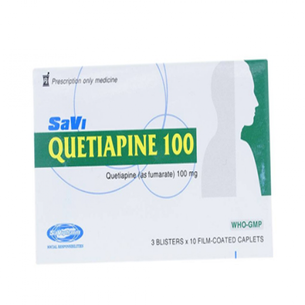 Savi Quetiapine 100Mg Savipharm (H30V)