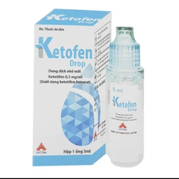 Ketofen 0,5Mg/Ml Nhỏ Mắt _Cpc1 Hà Nội (Lọ/5Ml)