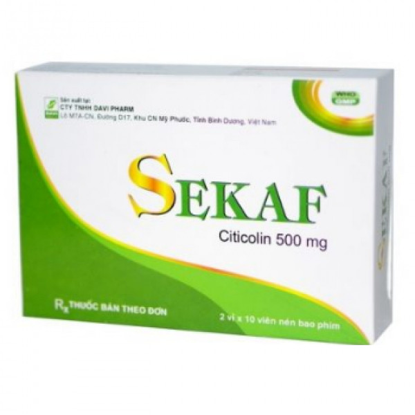 Sekaf (Citicolin 500Mg) Viên (H/20V)